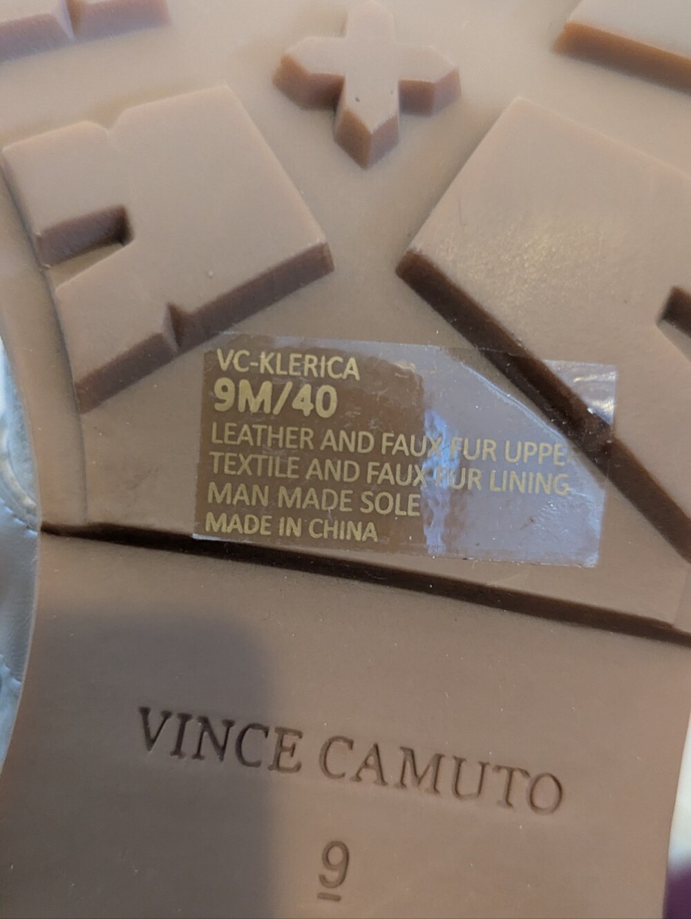Vince Camuto Klerica Leather and Faux Fur Moto/Hiker Boot - Picture 5 of 9